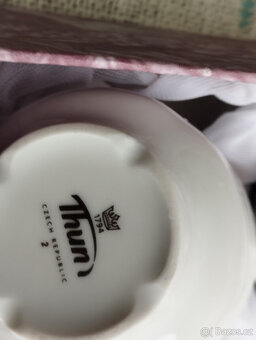 Český porcelán Thun,přátelská souprava na kávu,čaj,nové - 5