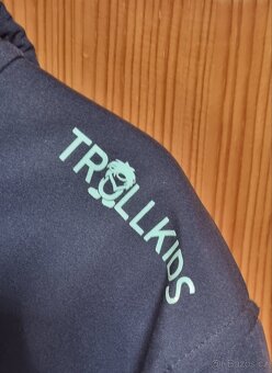 Dětská modrá softshellová bunda TROLLKIDS - 5