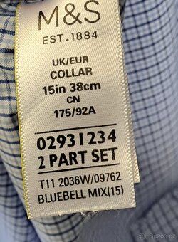 Pánská formální košile M&S Collection/38-M/2x57cm - 5