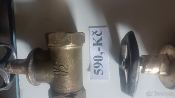 Mosazné ventily na vodu. - 5