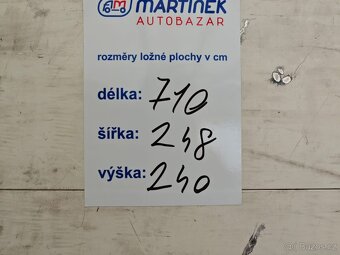Valníková nástavba 710 cm - nová plachta - 5
