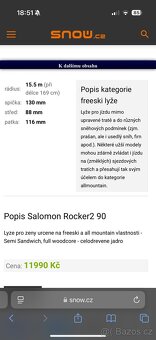 FREERIDE LYŽE SALOMON ROCKER2 90 - 5