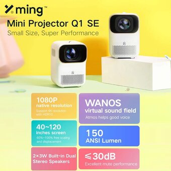 Full HD projektor Xiaomi Xming Q1 SE - 5