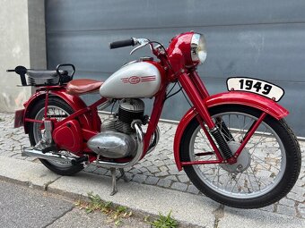 JAWA 250 Pérák typ 11 rok 1949 s doklady a STK - 5