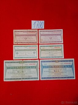 Terezín, Bony z Tuzexu a Slovenské bankovky atd. - 5