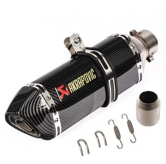 Sportovní koncovka výfuku Akrapovič 370 mm – 1 výstup - 5