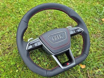 AUDI A6 A7 4K A8 D5 E-TRON SPORTOVY VOLANT - vyhrievany - 5
