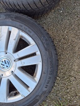 Zimní Alu Sada 5x112R16,Barum Polaris 205/55R16 - 5