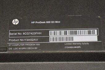 PC HP PRODESK, Intel i5, 8 GB RAM, SSD, Win11Pro - 5