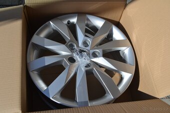 Škoda Octavia III– NOVÉ 17 orig.alu disky 6Jx17 ET48, - 5