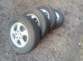 Alu kola s pneu 205/70R15 z mazdy - 5