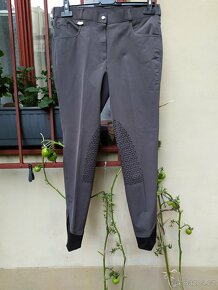 ŠEDÉ rajtky,jezdecké kalhoty vel.40/42, USG s kol.grip. NOVÉ - 5