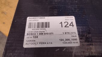 Startér BOSCH 1 986 S10 071 - 5