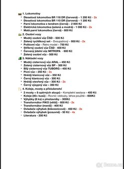 Set vláčků TT - 5