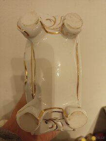Royal Dux porcelán hodiny stolní krbove - 5