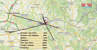 Prodej pozemku k bydlení, 1133 m², Vamberk - Merklovice - 5