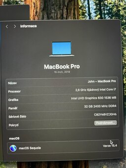 MacBook Pro 15-inch, 2018, 32Gb ram, 512Gb ssd - 5