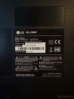 LG 43LJ500V – 43” LED Full HD TV, DVB-T2 - 5