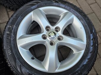 ALU kola zimní Škoda 5x100 Fabia II Roomster R15 - 5