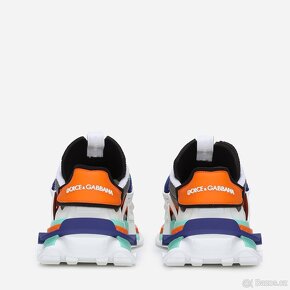 Dolce & Gabbana Multicolor Panelled Space Sneakers Shoes - 5
