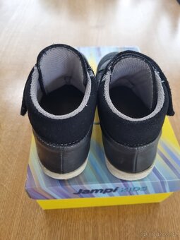 Barefoot boty Jonap 028 M černé celoroční kotníkové s hvězdo - 5