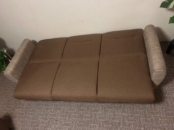 Sedací souprava Zofia 3+1+1 rozkládací hnědá / béžová - 5