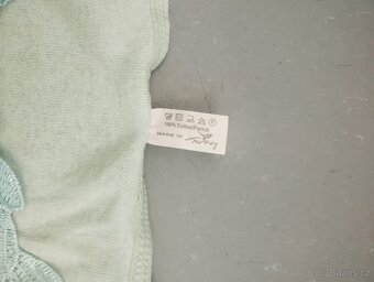 Mintové tílko s krajkou - 5