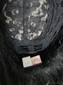 Černá značková paruka - 5