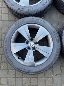 ORIGINÁL Alu Škoda TRITON R17, 5x112 - TOP STAV - 5