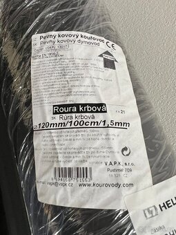 Kamna Thorma Bozen 5 kW včetně kouřovodu, nová nepoužitá - 5