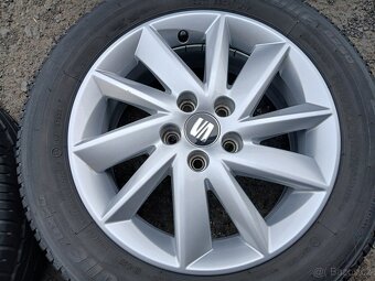 Prodám sadu Orig ALU kol Seat 185/60R15 letní - 5
