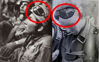 3x vojenské protiprachové brýle Wehrmacht, Afrikakorps - 5