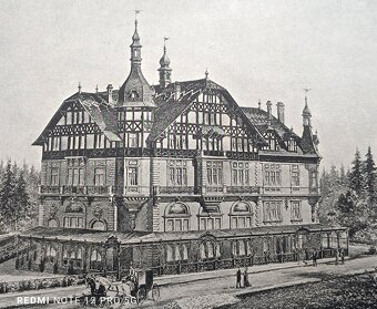 Originální litografické listy z „Der Architekt“ (1895 - 5