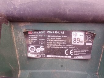 Sekačka Aku Parkside 40V - 5