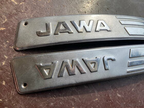 Predám bočné lišty s nápisom JAWA na nádrž JAWA 350/634 - 5