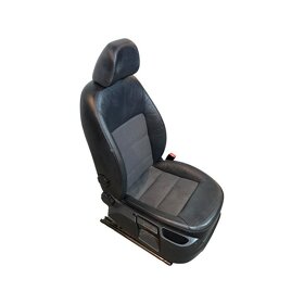 Sedačky černá kůže + šedá látka Škoda Octavia 2 FL - 5