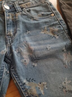 Holčičí džíny set - vel. 122/128 - 5
