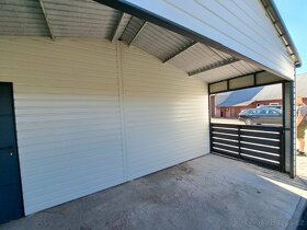 Plechová montovaná garáž exclusive 6x9m - 5