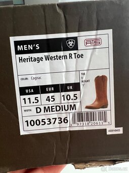 Pánské westernové boty ARIAT - nové - 5