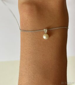 Stříbrný přívěsek a řetízek Esprit Little Pearl Drop - 5
