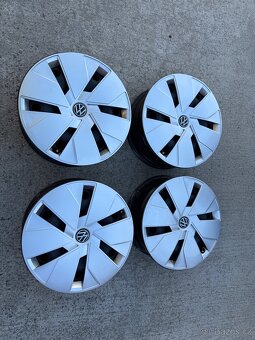 4x Ocelový disk + 4x Poklice VW ID.3 ID3 R18 18" - 5