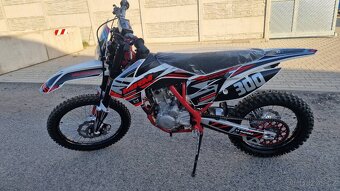 Pitbike MRM 300ccm EXT 21/18 červená, sedlo 94cm. - 5