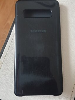Flipové pouzdro Clear View Cover Samsung Galaxy S10 - 5