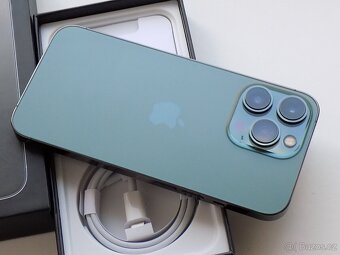 APPLE iPhone 13 Pro 128GB Alpine Green - ZÁRUKA - 100% BATER - 5