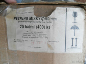 Petriho misky 90 mm balení 20 ks za 50 kč - 5