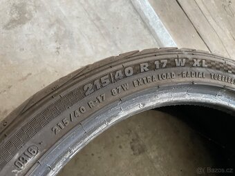 prodám letní pneumatiky 215/40/17 Maxxiss a Sportiva sada - 5