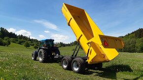 Traktorový návěs,Vlek za Traktor,Vlečka,Přívěs,Dumper 16t - 5