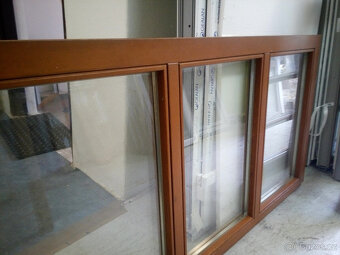 fixní dřevěná okna 174x124, 157x83 - 5