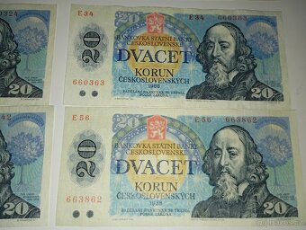 BANKOVKY 20 KČS 1988, OBĚ VYDANÉ SÉRIE - 5