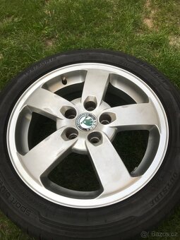 Alu kola 5x100 r15 Škoda - 5